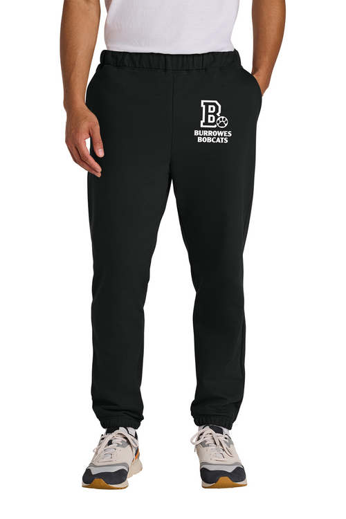 Adult Burrowes Bobcats Sweatpants in Black